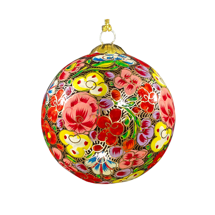 Christmas Roses Bauble