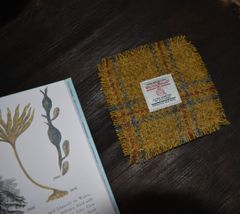 Harris Tweed Thistle Craft Set of 4 Matching Coasters (10cm x 10cm)