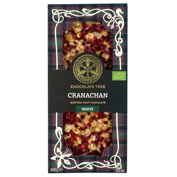 Cranachan 100g Bar 45% White Chocolate