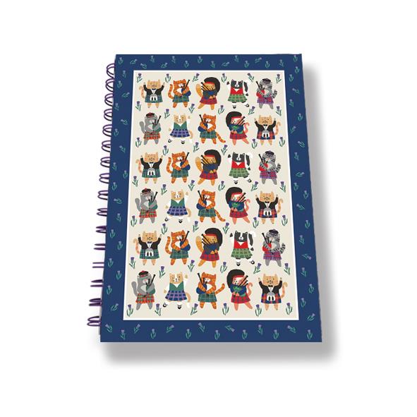 Cats n Kilts A6 Notebook