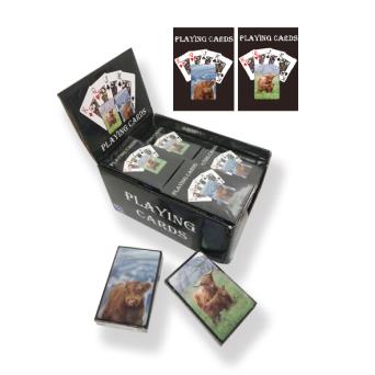 Highland Cows Playing Cards