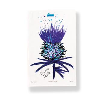 Bramble Thistle Tea Towel