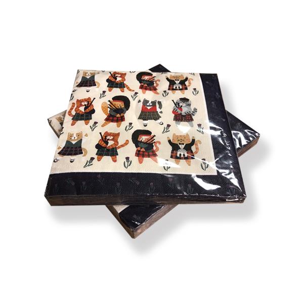 Cats N Kilts Paper Napkins (20pc)