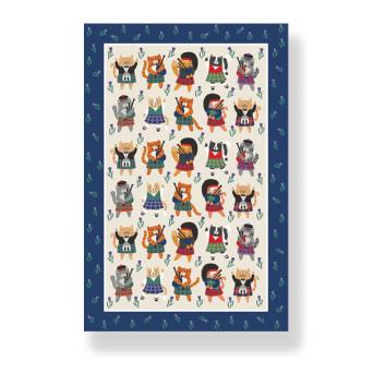 Cats N Kilts Tea Towel