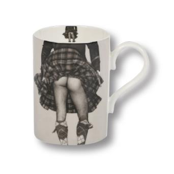 Highland Swing Grey Bone China Mug