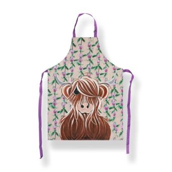 Miss Thistle McMoo Cotton Apron