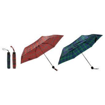 Tartan Compact Umbrella