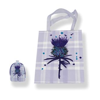 Bramble Thistle Foldaway Shopping Bag