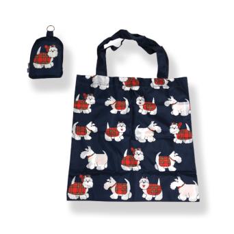 Tartan Terriers Foldaway Shopping Bag