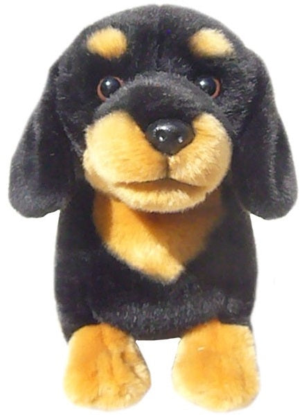 12 inch Dachshund Black and Tan Soft Toy