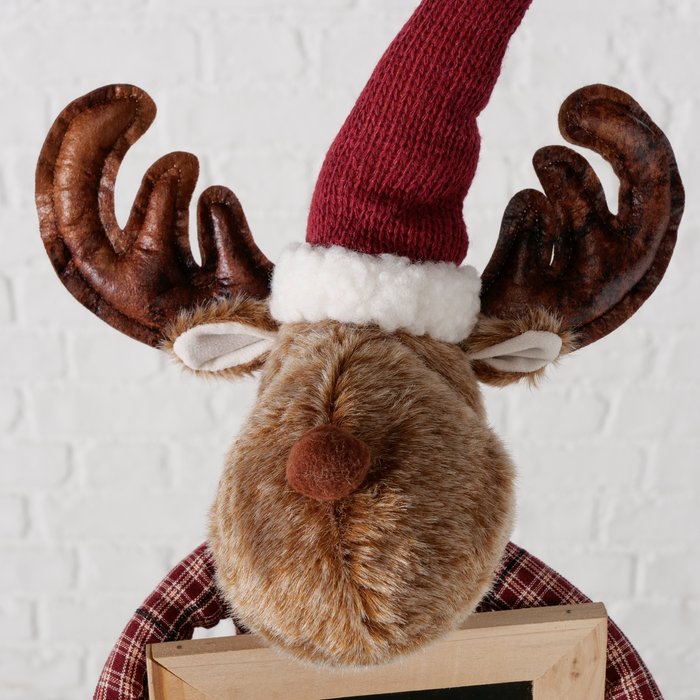 “Pasha” Large Standing Upright Fabric Stag (65.5cm)
