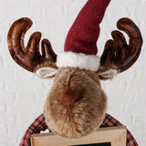“Pasha” Large Standing Upright Fabric Stag (65.5cm)
