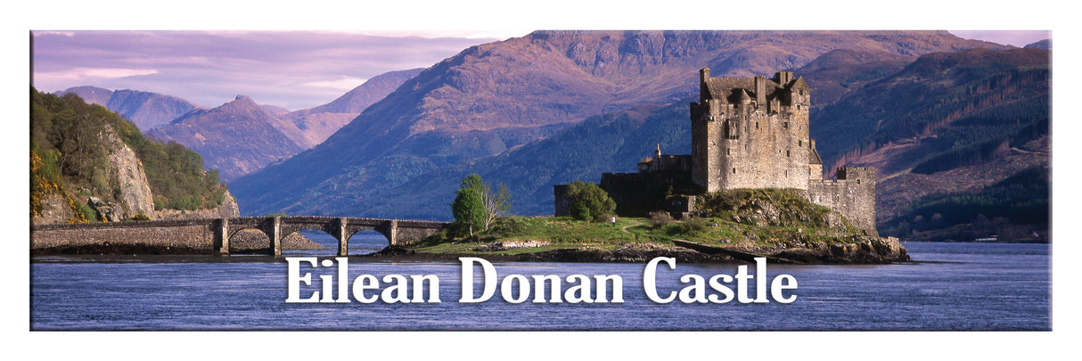 Eilean Donan Mountain Backdrop Long Magnet