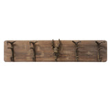 Stag Fir & Iron Coat Hook Row