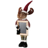 “Pasha” Large Standing Upright Fabric Stag (65.5cm)