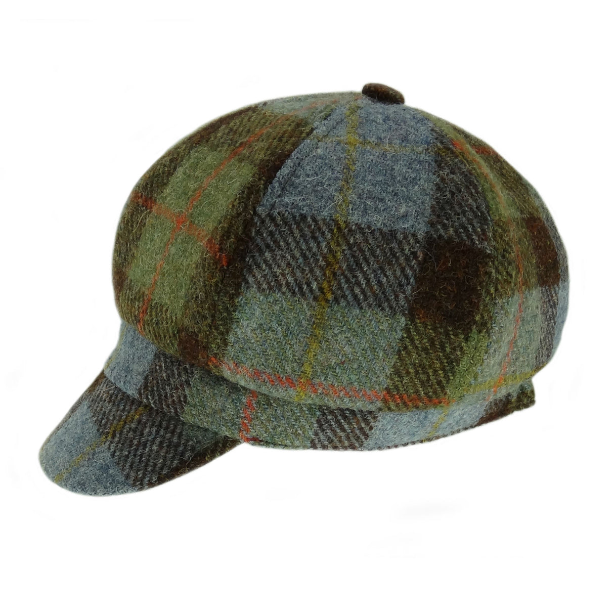 Ladies Harris Tweed Cap MacLeod Tartan