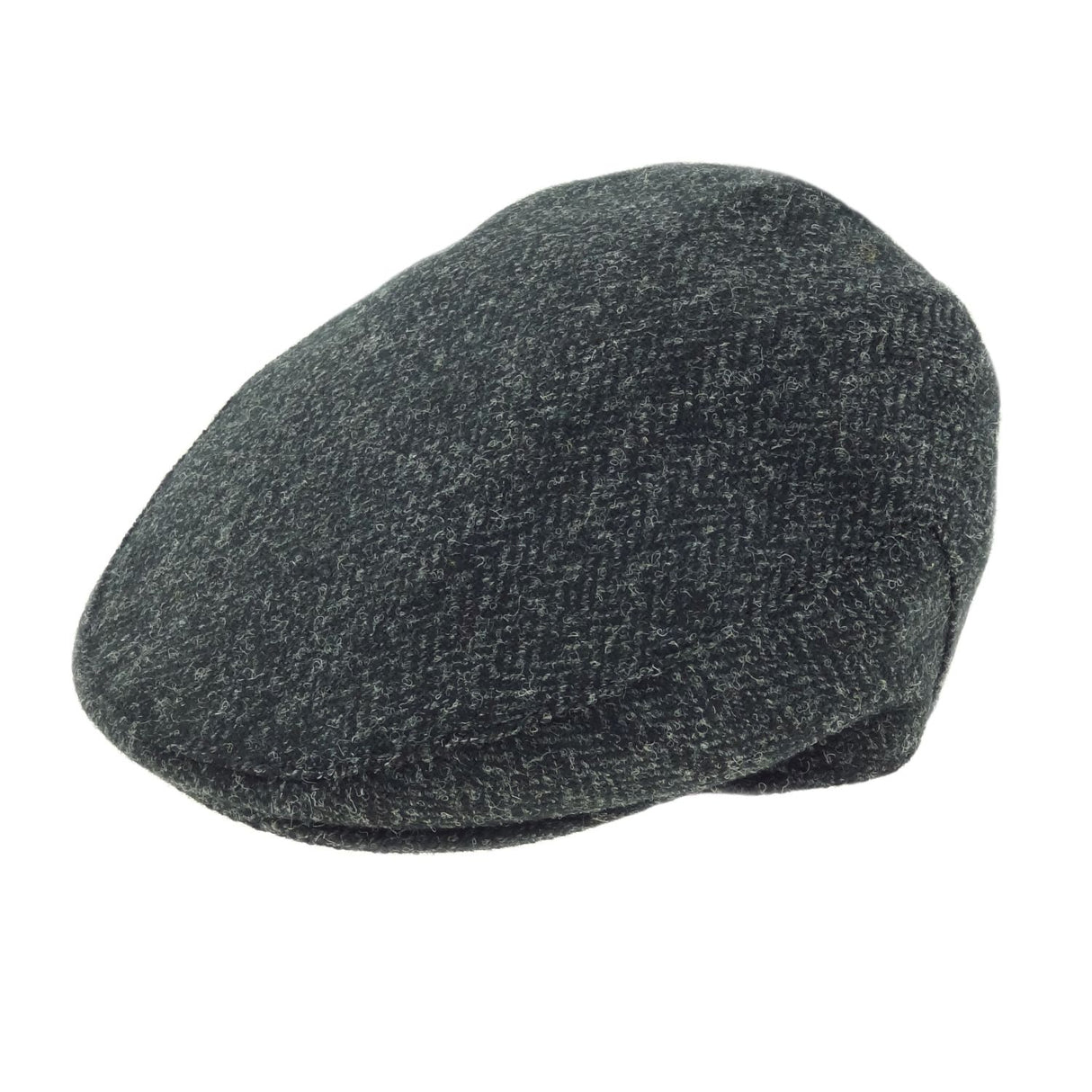 Charcoal Harris Tweed County Cap