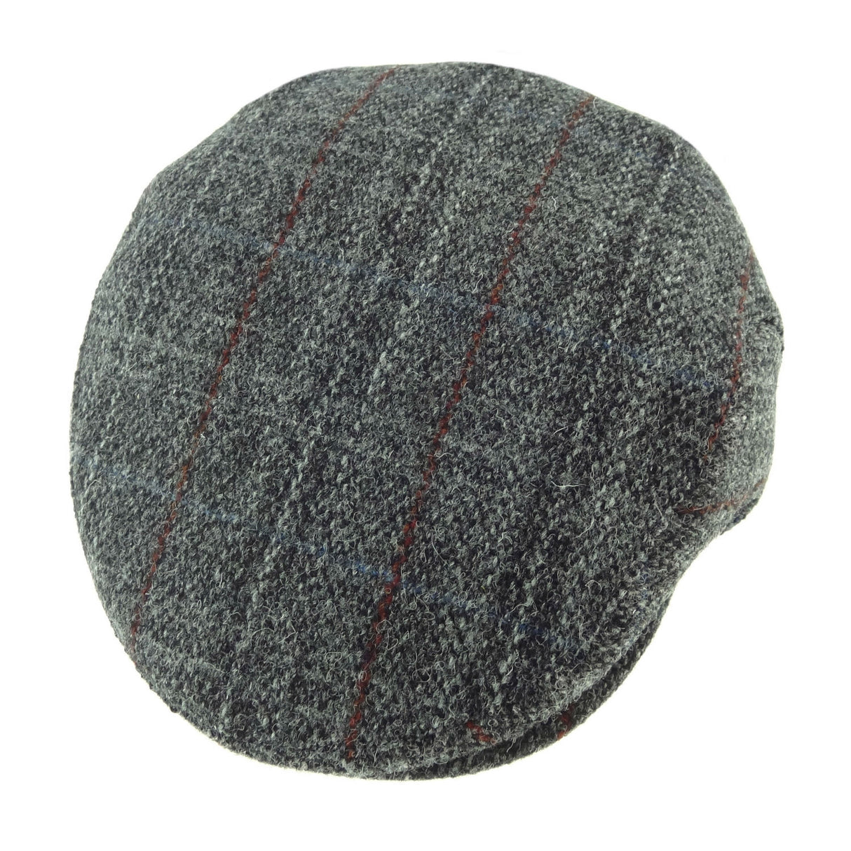 Grey Check Harris Tweed County Cap