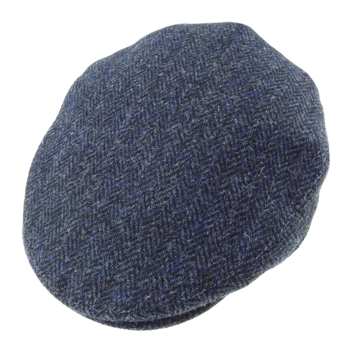 Navy Harris Tweed County Cap