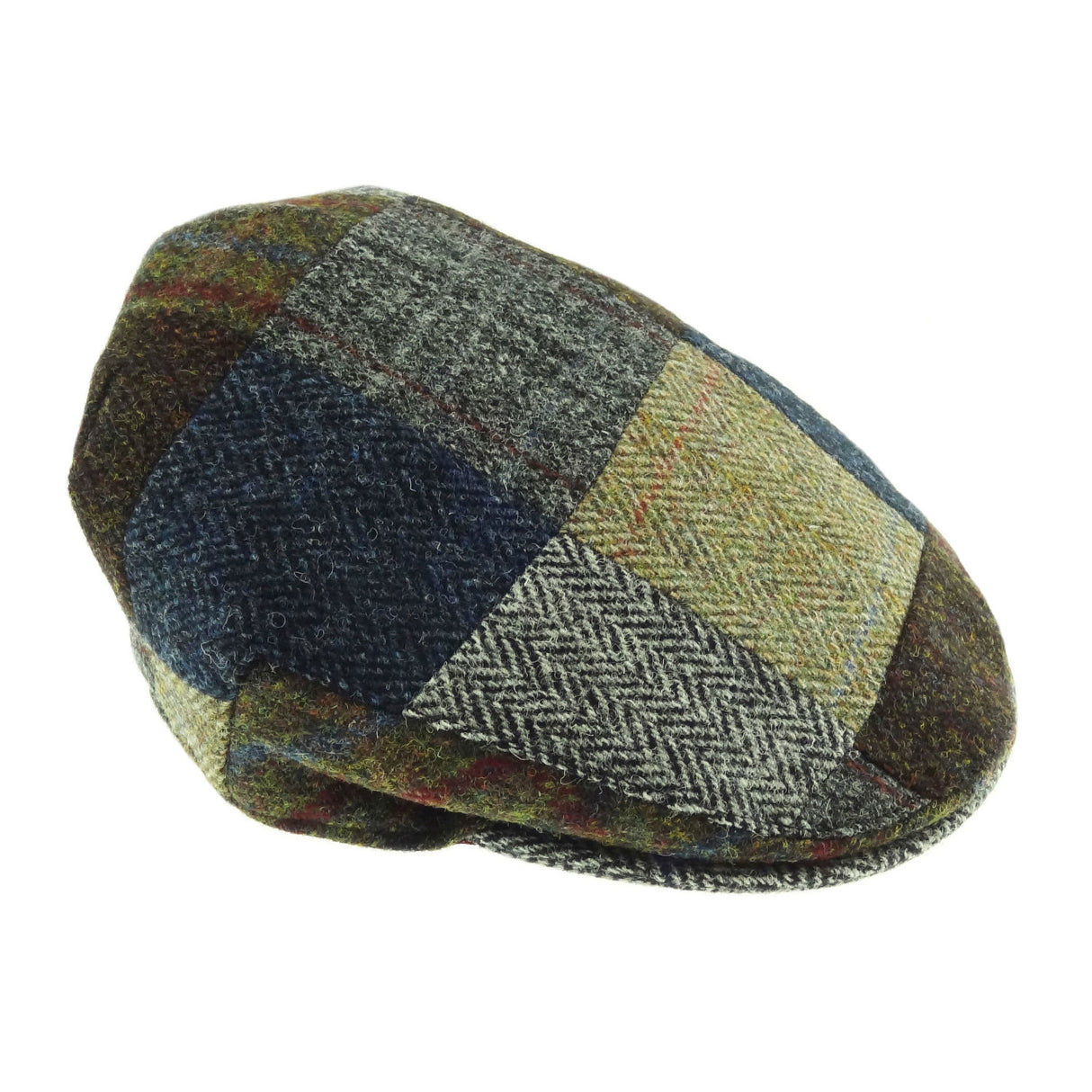 Harris Tweed Patch Cap