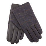 Tweed Mens Glove - Blue Box Tweed (Boxed)