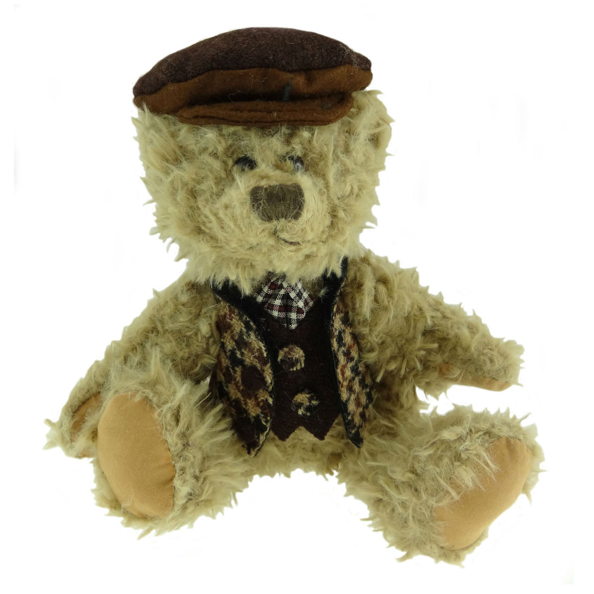 Brown Harris Tweed 25cm Boy Teddy Bear