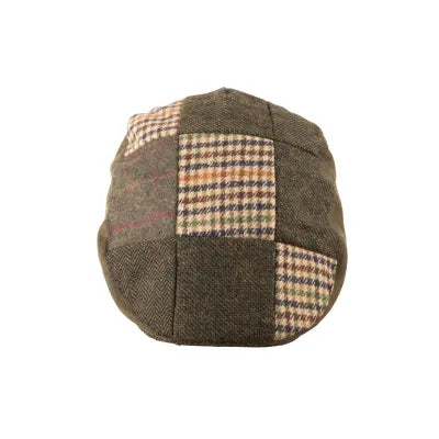 Heritage Patchwork Cap - Green Tweed