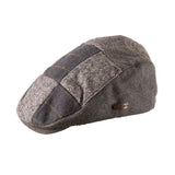 Heritage Patchwork Cap - Blue Tweed