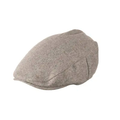 Classic Tweed Flat Cap - Silver Grey