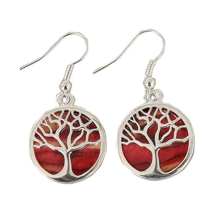 Tree of Life Drop Earrings