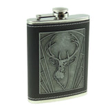 Stag Boxed 8oz Hip Flask