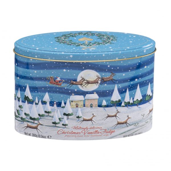 Christmas Night Vanilla Fudge tin 300g