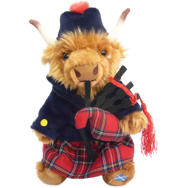 Piper 12 inch Highland Cow Soft Toy