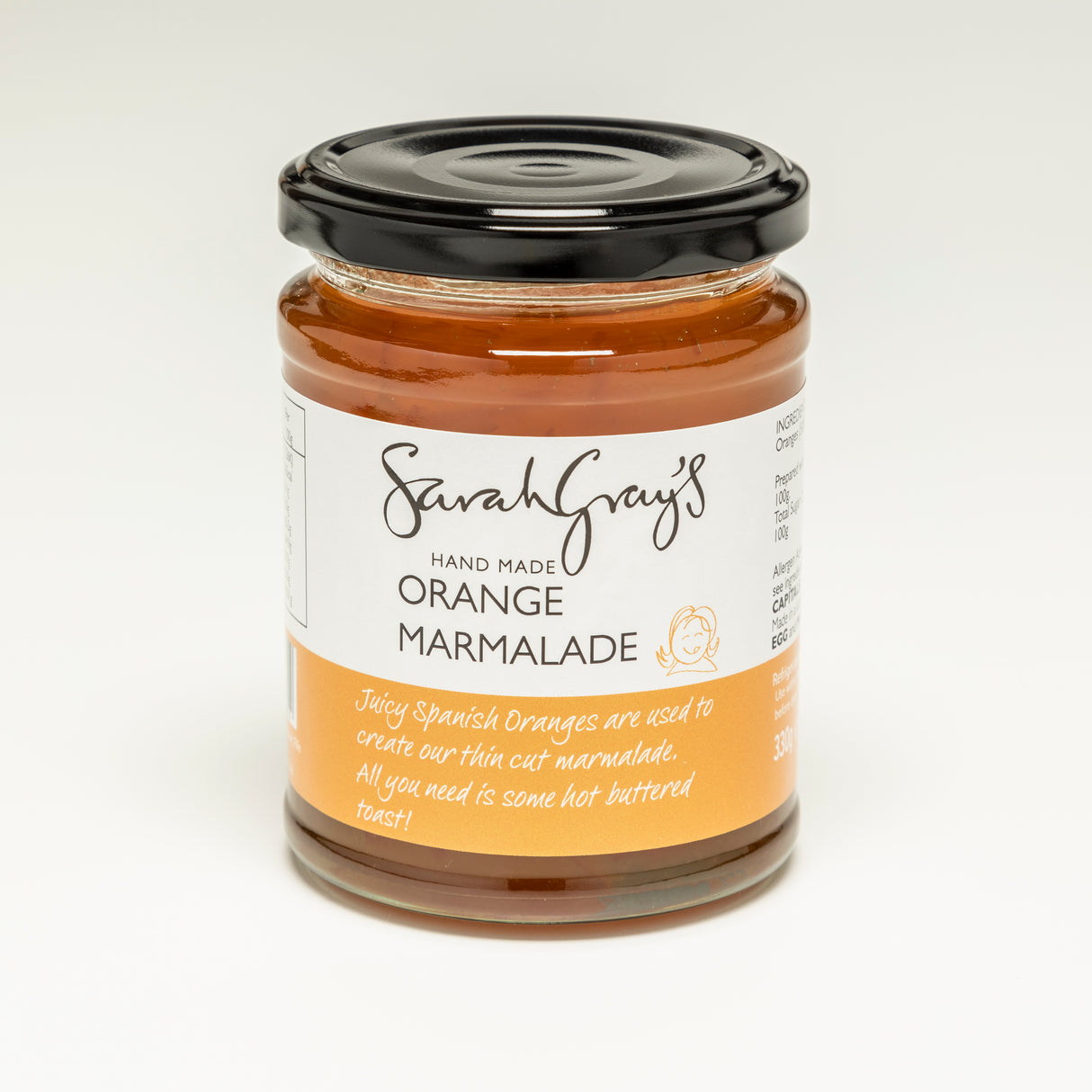 330g Sarah Gray Orange Marmalade