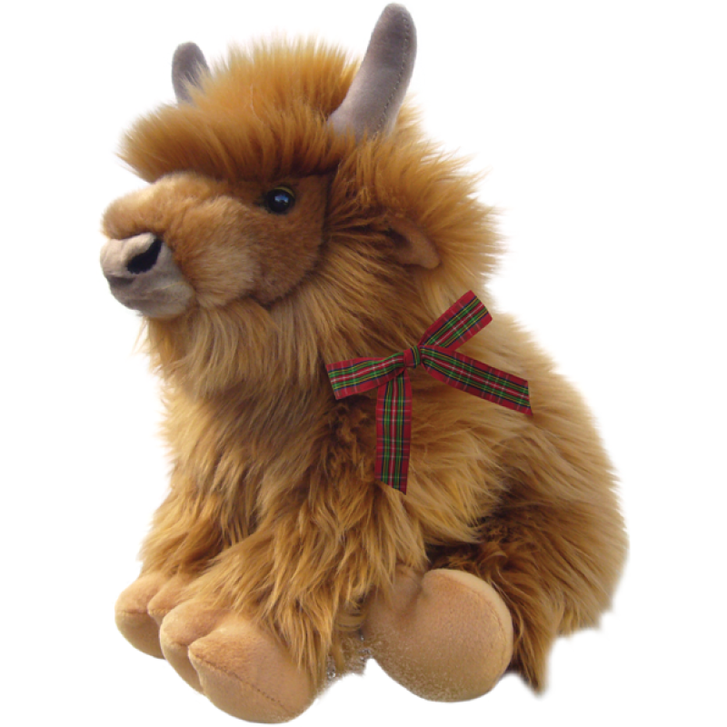 Harry 12 inch Sitting Highland Cow Soft Toy