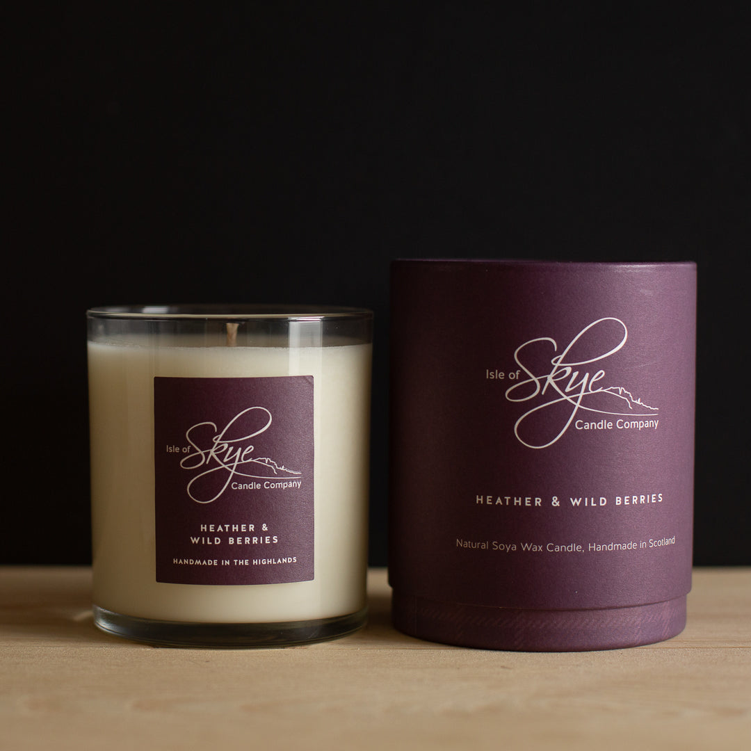 Heather & Wild Berries Scottish Tumbler Candle (45hr)