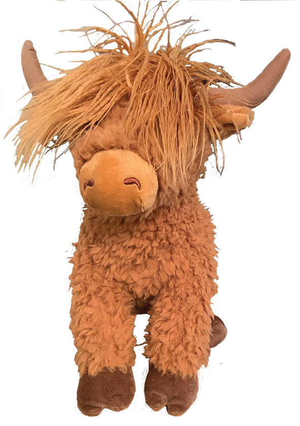 30cm Standing Highland Cow Soft Toy