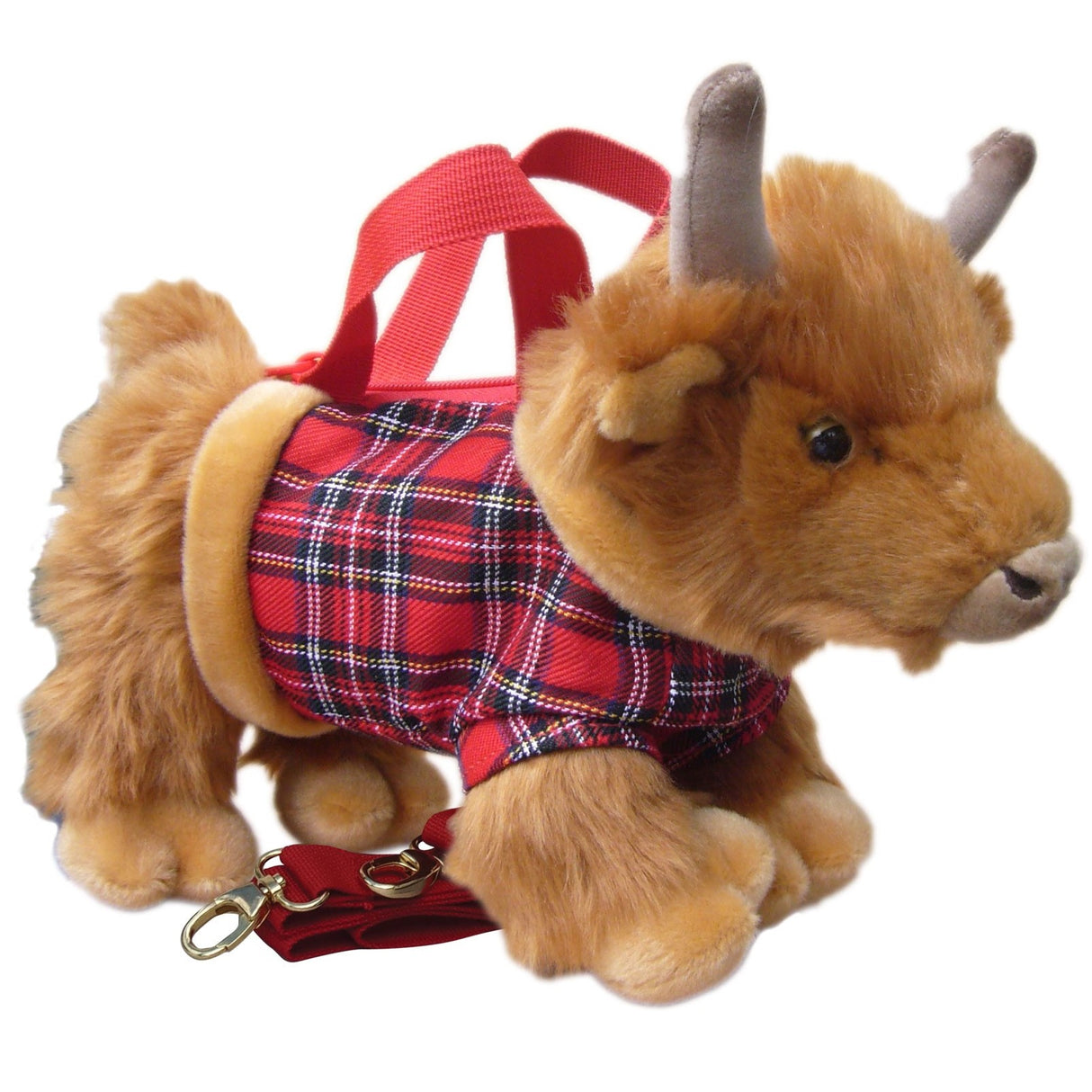 Highland Cow Handbag with Handles & Detachable Strap