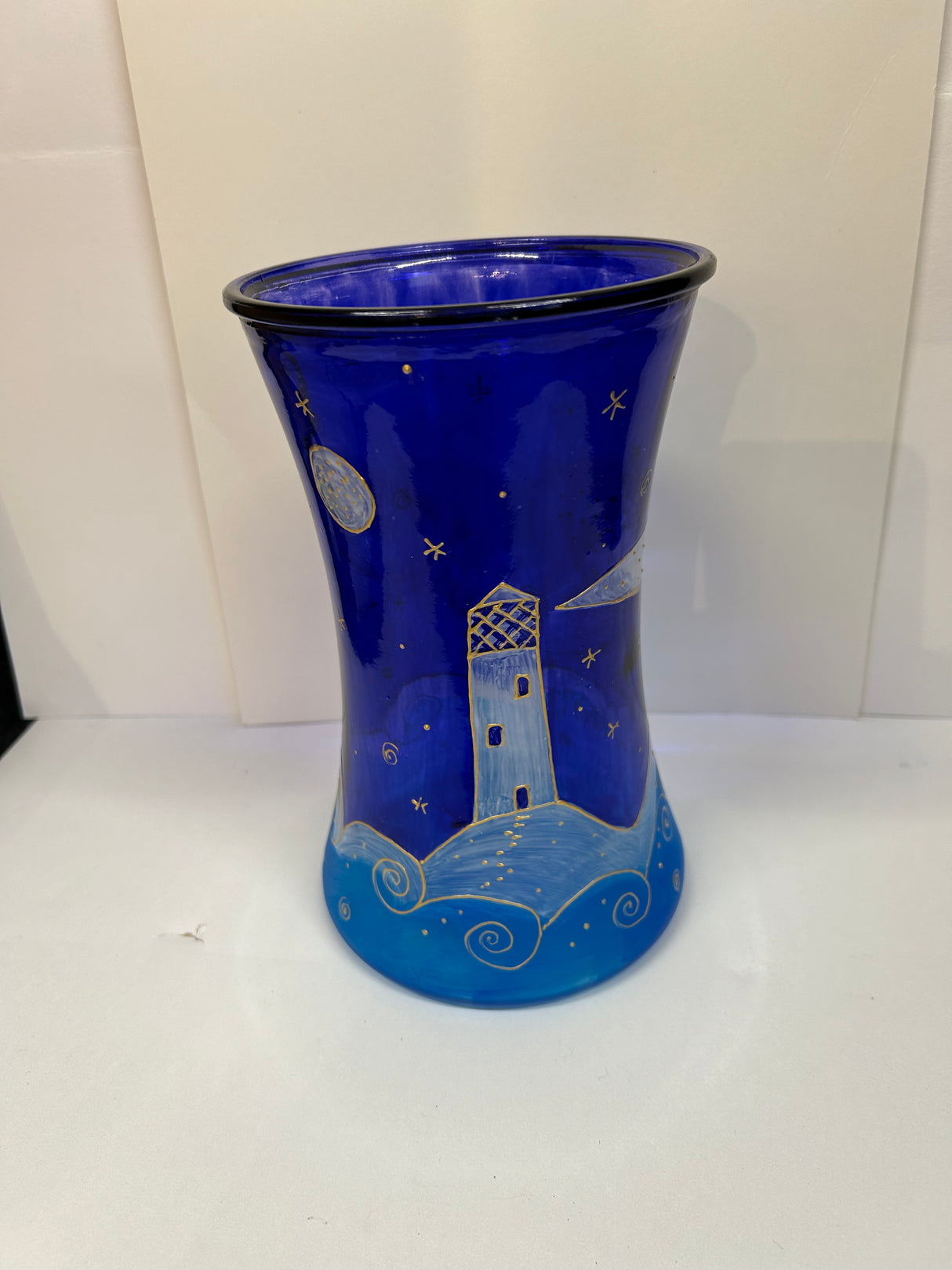 Lighthouse Large Waisted Vase