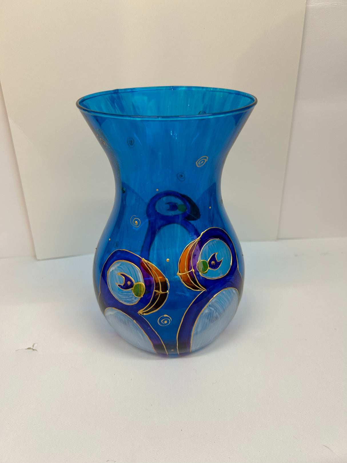 Puffins Curvy Bouquet Vase