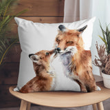 Fox Kiss Vegan-Suede Cushion