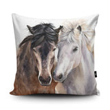 Horse Love Vegan-Suede Cushion