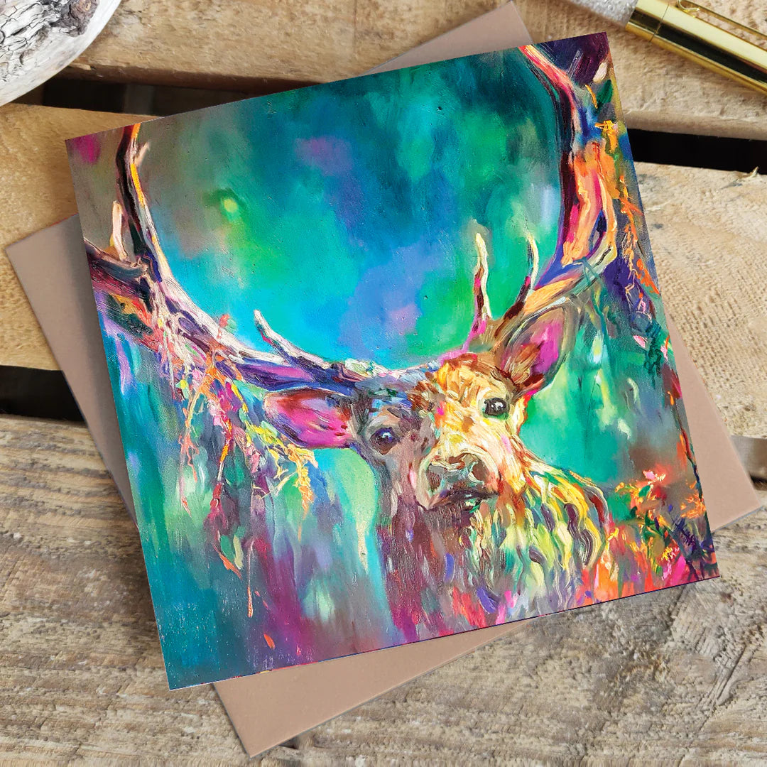 Mystic Stag Greetings Card