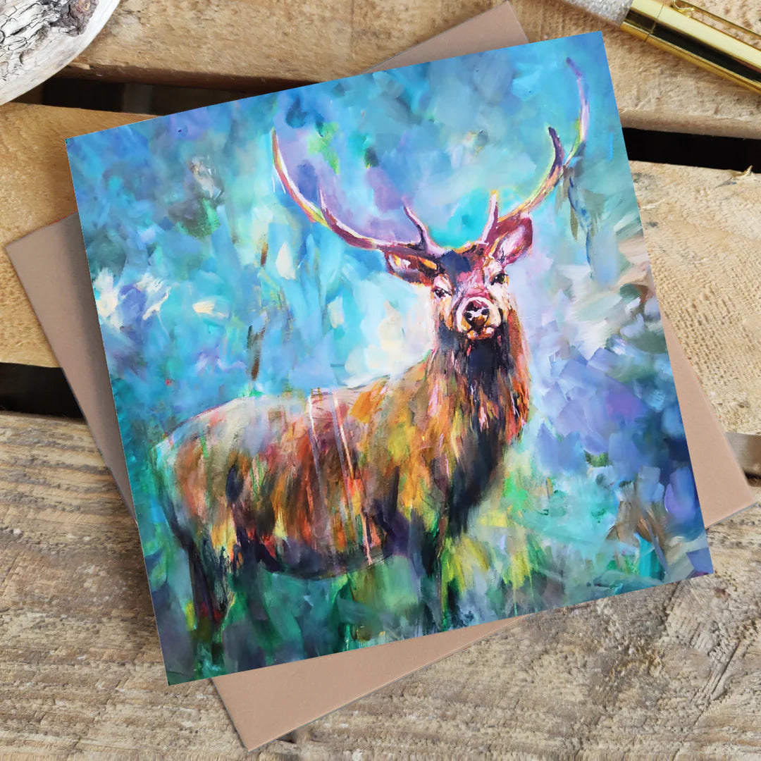 Jacob Stag Greetings Card