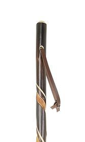 Chestnut Spiral Etched Hiker Pole 1168mm High