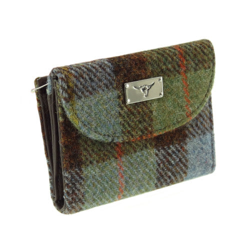 Jura Harris Tweed Small Purse with Coin Section MacLeod Tartan