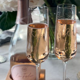 Set of 2 Love Heart Champagne Flutes