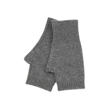 100% Cashmere Handwarmer - Grey Melange