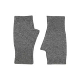 100% Cashmere Handwarmer - Grey Melange
