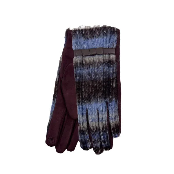 Ladies Glove - Blue Coco Tweed